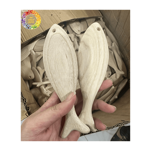 Poisson en bois authentique, magnifique poisson en bois vietnamien, poisson en bois unique, fabriqué pour les acheteurs en gros à des prix de gros incroyables - Product Image 5