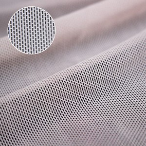 Tissu en tulle Power Mesh extensible dans les quatre sens, léger, doux, écologique, 40*70, 91% nylon, 9% élasthanne, <span class=keywords><strong>pour</strong></span> lingerie, danse, vêtements de sport - Product Image 1