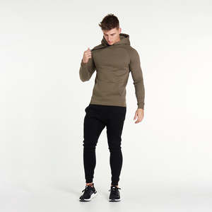 Vêtements de sport Slim Fit OEM/ODM pulls à capuche pour hommes 280-480 GSM sweat à capuche thermique lourd Streetwear respirant et respectueux de la peau - Product Image 6