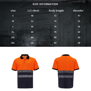 <b>Hi</b> <b>Vis</b> Short Sleeve Polo <b>Shirt</b> Men Custom Logo Reflective Safety Clothing Mesh Feature Security Work Reflective Vest/<b>T</b> <b>Shirts</b> - Product Image 6