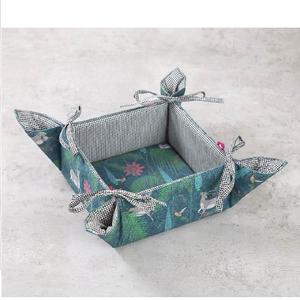 Panier à pain mignon en corde de 100% coton pur de l'usine chinoise, panier de rangement de certificat rectangle GOTS - Product Image 3