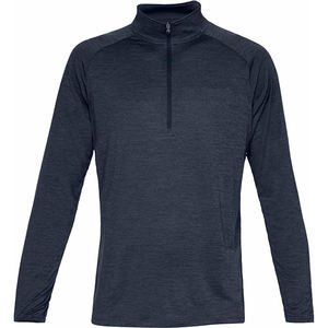 Usine Logo personnalisé hommes hiver Golf 1/4 demi fermeture éclair col montant sweat quart fermeture éclair pull chemise lavé Technique - Product Image 1