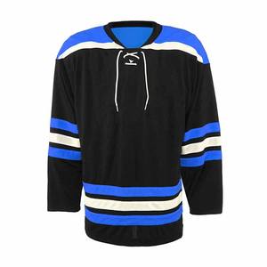 Conjuntos de uniformes de hockey sobre hielo multicolor personalizados 100% poliéster de secado rápido transpirable hombres adultos ropa de equipo universitario - Product Image 5