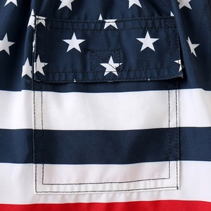 Shorts en coton tricoté imprimé pour hommes, décontractés, personnalisés, pour la plage, mode estivale, haute qualité, service OEM, séchage rapide, respirants, vente en gros - Product Image 5