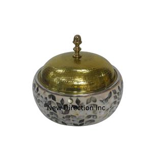 Casseroles isolées décoratives de haute qualité en acier inoxydable de luxe de style personnalisé pour serveur Hot Pot - Product Image 6