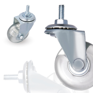 2 Inch Swivel Pvc Threaded Stem Caster Wheel For <b>Trolley</b> Cabinet Furniture Castors - Product Image 1