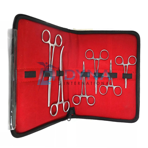 Ensemble de 6 pinces hémostatiques ultimes de haute qualité (Cvd & Str) dans une pochette en cuir Instruments chirurgicaux approuvés CE - Product Image 5