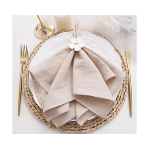 Vert pastel Léger 100% Coton Brodé Golf Jacquard Design 45x45cm 120GSM GOTS Certifié ISO 9001 Coton Serviettes En Vrac - Product Image 4