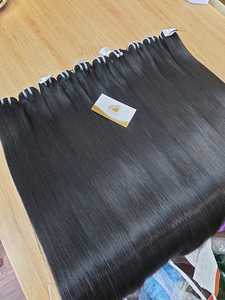 Extensiones de Cabello Virgen 100% Natural Liso de Alta Calidad con Cutícula, Cabello Crudo Vietnamita y Camboyano, Modelo 1B HD Lace, Paquetes de Cabello Humano - Product Image 5