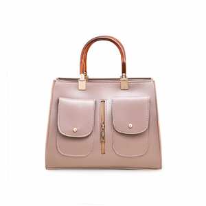 Faon Vintage mode sac à bandoulière P55470 dame en cuir véritable avec chaînes Rivet décoration étanche à l'eau Portable fermeture à glissière - Product Image 1