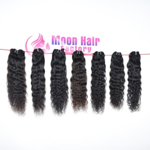 Fournisseurs en gros d'extensions de cheveux humains Remy Double Drawn cheveux indiens bruts Texture lisse qualité vague de corps vente d'exportateurs - Product Image 1