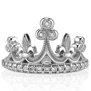 Bague de cocktail SHREYA DIAM en argent 925 avec moissanite, taille brillant rond, sertissage pavé, luxe, unisexe, pour fiançailles - Product Image 3