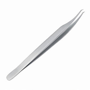 Pinzas para extensiones de pestañas con etiqueta privada Pinzas para extensiones de pestañas de acero inoxidable Pinzas para pestañas con etiqueta privada - Product Image 2