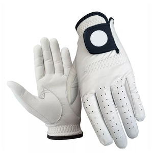 100% GUANTES DE Golf genuinos para hombres, partículas antideslizantes, Material de cuero transpirable, cómodos, piel de oveja suave, compatibles con deportes - Product Image 4