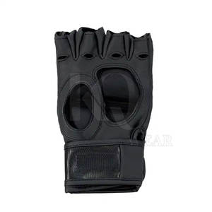 Gants de MMA en cuir de qualité supérieure pour la pratique des arts martiaux, légers, avec sangle de poignet réglable, rembourrage confortable, stabilité du poignet - Product Image 5