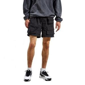 กางเกงขาสั้นผู้ชายแบบสั่งทำกางเกงขาสั้นสำหรับใส่ทำงานหลายกระเป๋ากางเกงขาสั้นสำหรับผู้ชายกางเกงขาสั้นคาร์โก้แบบทนทานและสะดวกสบายสำหรับใช้งานกลางแจ้ง - Product Image 5