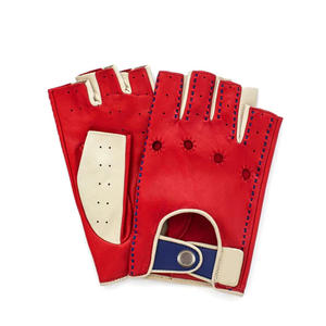 Gants de conduite personnalisés de haute qualité en cuir véritable en cuir de mouton écran tactile extérieur quatre saisons utilisation pour la conduite de voiture - Product Image 4