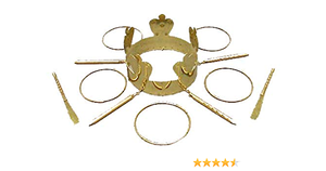 Oshun Dụng Cụ Kèm Vương Miện Dụng Cụ Và Vương Miện Oshun Bền Chất Lượng Cao Bằng Kim Loại Đồng Thau Nguyên Chất Dùng Cho Tôn Giáo Và Trang Trí Nhà Cửa Bán Sỉ - Product Image 5