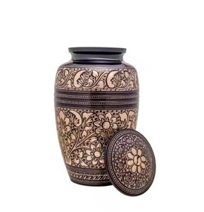 Hermosa urna de cremación de plata, urna conmemorativa para las cenizas de los seres queridos con urnas de metal duraderas de larga duración - Product Image 3