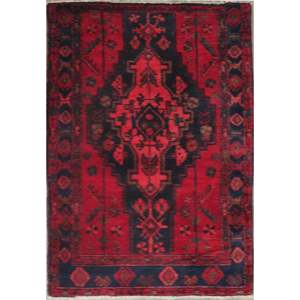 Tapis en laine vintage de qualité supérieure avec un design luxueux, noué à la main, artisanal, pour la décoration de la maison ou du bureau - Product Image 1