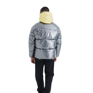 Chaqueta acolchada de alta calidad para hombre, venta al por mayor, ropa de calle de moda, manga larga, diseño cálido, cuello levantado, superventas, OEM disponible - Product Image 3