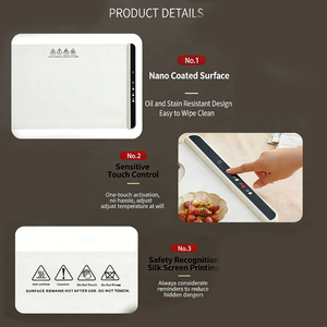 Custom 90*38*0.7cm X3 Warming Trays for Buffets Party <b>Silicone</b> Heating <b>Mat</b> for Food - Product Image 4