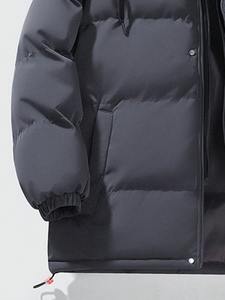 Veste en duvet de haute qualité avec logo personnalisé Veste à bulles à col montant Veste polaire personnalisée de haute qualité pour hommes - Product Image 5