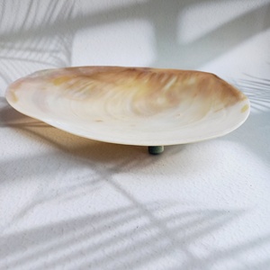 Plato de perlas de labios blancos de lujo, plato de Caviar, plato de servicio de Caviar hecho de concha para hogar y Hotel de Vietnam - Product Image 4