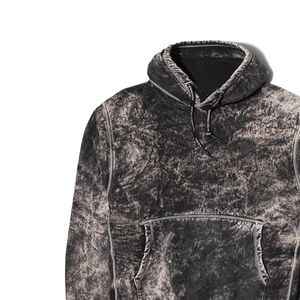 Acid Wash 100% Cotton Custom Logo Blank Oversized Drop Shoulder Hoodies Oversize <b>Pullover</b> <b>Men</b> Hoodies Comfortable Fabric - Product Image 2