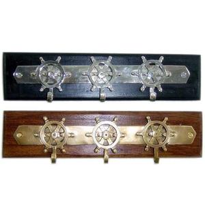 Top Standard Product Wall Hook Wooden Base Indian Handicraft Item Wholesale Luxury Item Antique Brass Unique Design Handmade - Product Image 4