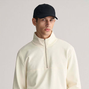 Sweat-shirts à demi-zip pour hommes, prix de vente optimal, logo personnalisé, impression sérigraphique, coton teint uni, manches longues, sweat-shirts d'hiver pour hommes - Product Image 3