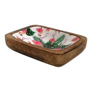 ขนาดเล็กทำด้วยมือสำหรับถาดเสิร์ฟพร้อมลวดลายเคลือบสำหรับงานแต่งงานเดือนรอมฎอนงานปาร์ตี้เทศกาลดิวาลี - Product Image 1