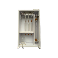 Analizador de Gases Orsat de Vidrio Industrial Balaji India, 3 Pipetas de Borosilicato, Bureta de 100ml, Marco de Madera, Precisión en CO2 y O2