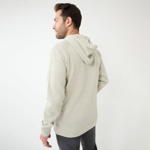 Sweat à capuche surdimensionné en coton personnalisable pour hommes Pull court de luxe Streetwear solide Sweatshirts à capuche pour hommes lourds - Product Image 6