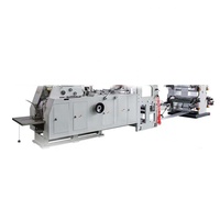 Machine à coller les sacs en papier à fond carré automatique pour la manipulation des aliments, vente directe d'usine