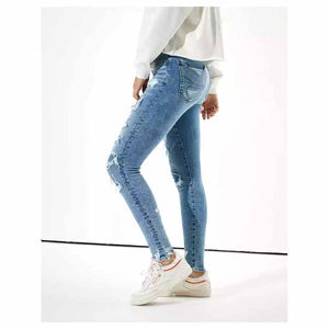 Novedad 2025, Suministro Directo de Fábrica, Jeans de Mezclilla Planos de Invierno para Hombre, Ropa Urbana, Transpirables, Ecológicos, Cómodos, 100% Algodón - Product Image 3