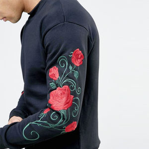 Sweat-shirt imprimé à col rond pour homme, tendance et personnalisé, de haute qualité, avec fermeture élastique à la taille, look superposé, best-seller - Product Image 5