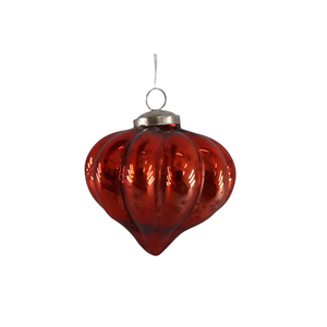 El más nuevo diseño decorativo rojo acabado hierro vidrio colgante cebolla uso para decoración del hogar personalizado a granel - Product Image 1