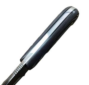 Cuchillo de caza PRESTIGE BLADES al por mayor, hecho a mano, de acero al carbono para cocina, con mango de micarta y funda de cuero genuino, espiga completa. - Product Image 5