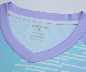 Uniforme de football personnalisé par sublimation à bas quantité minimale de commande bon marché en tissu de polyester de haute qualité uniforme de football - Product Image 5