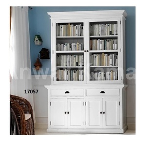 Gabinetes de almacenamiento de aparador de madera de Mango Verde con gabinetes cerrados de 2 puertas para el hogar y la sala de estar - Product Image 4