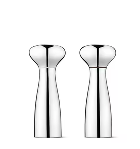 Ensemble de moulins à sel et à poivre de qualité alimentaire de qualité supérieure Outils en métal argenté pour herbes et épices pour la cuisine et la décoration de table - Product Image 3