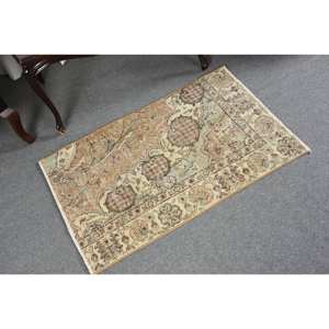 พรมขนสัตว์ตุรกีสไตล์วินเทจคลาสสิกงานแฮนด์เมดขนาด21X34ฟุตสีน้ำตาลสีเบจเย็บปะติดปะต่อกันทรงสี่เหลี่ยมผืนผ้าดีไซน์สำหรับห้องนั่งเล่นห้องนอนน้ำยาง - Product Image 2