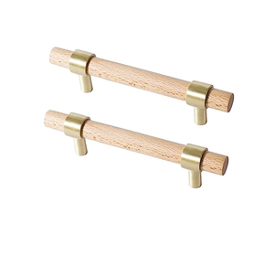 Urniture-tirador de madera para puerta de cajón, herrajes para armario, artesanía natural a la venta - Product Image 3