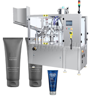 Produits chimiques quotidiens de soins de la peau Machine de joint de tube de crème de dentifrice Machine de remplissage et de scellage Machine de tube