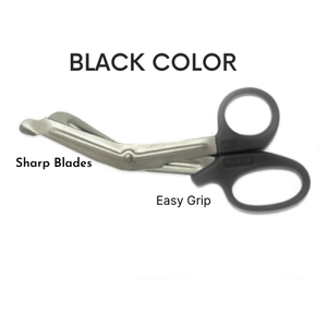 Kaneka Enterprises Ciseaux à pansement en acier inoxydable Ciseaux à lame incurvée pour traumatologie d'urgence médicale Source d'alimentation manuelle - Product Image 4