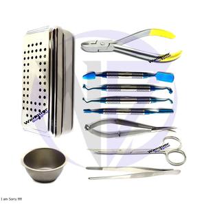 Kit Quirúrgico de Implantes Dentales de 10 Piezas, Herramientas Dentales de Acero Inoxidable, Proveedor OEM y Personalizable Wenquar - Product Image 1