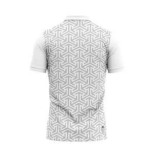 Vêtements de sport de haute qualité Polo hommes imprimé t-shirt motif géométrique vêtements de sport OEM ODM vêtements de Pickleball - Product Image 2
