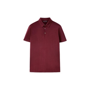 Super Quality Men's Formal for Shirt 100% Cotton Knitted Short Sleeve Breathable Quick Dry Custom Logo Summer Season - Product Image 1