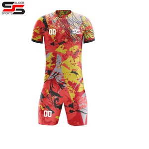 Maillot de football pour enfants par sublimation en gros uniforme d'entraînement de football personnalisé maillot de football respirant à séchage rapide pour garçon - Product Image 3